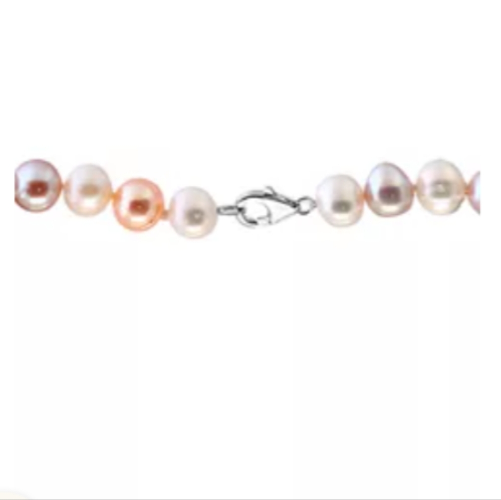 Last One Effy Jewelry 7-8mm multi hued freshwater Pearl 18” necklace - Picture 3 of 6